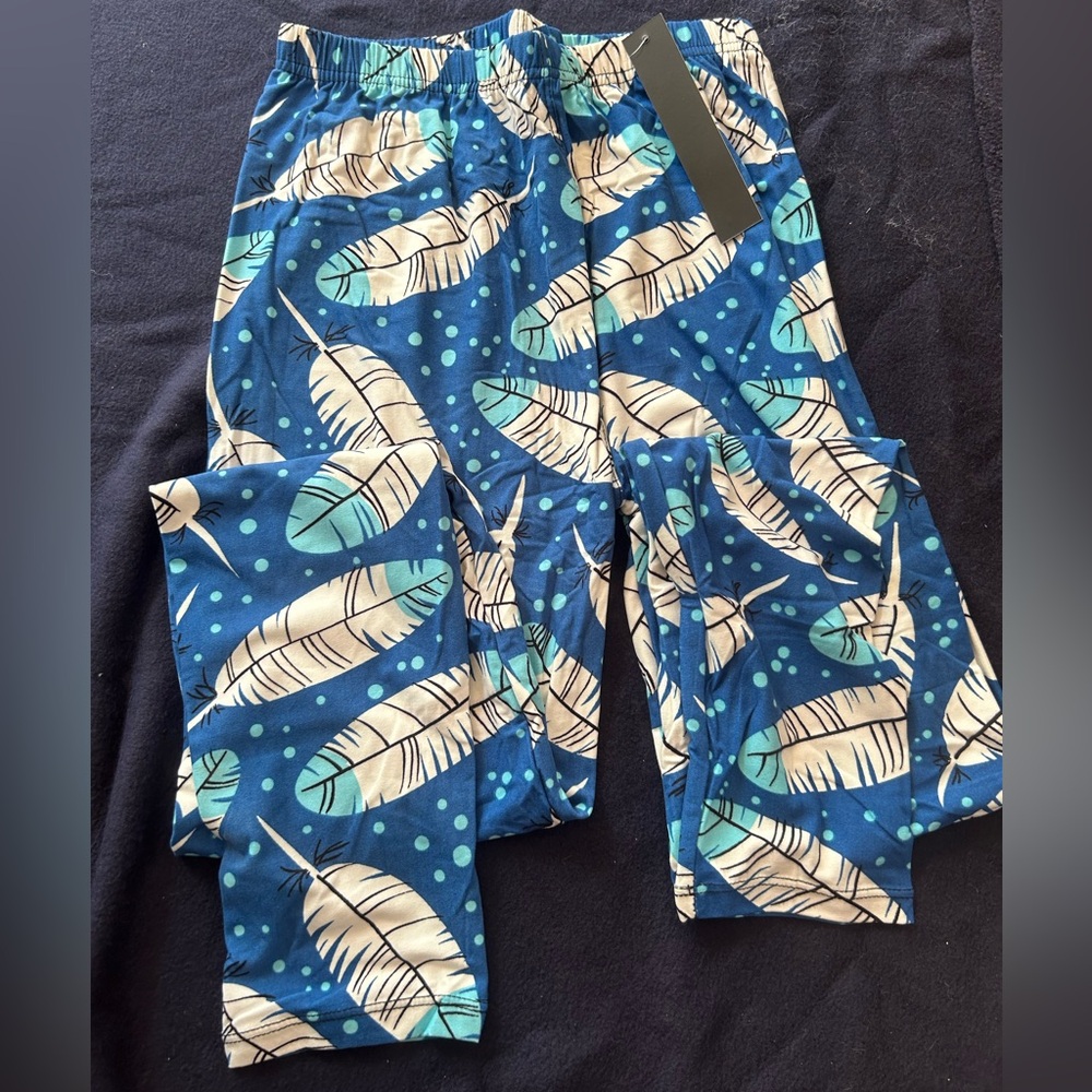 Set of 5 Women’s Leggings Printed ONE SIZE Regular Size